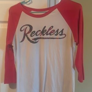 Reckless baseball T-shirt